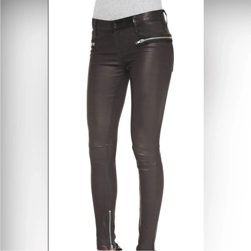 RtA moto leather pants
